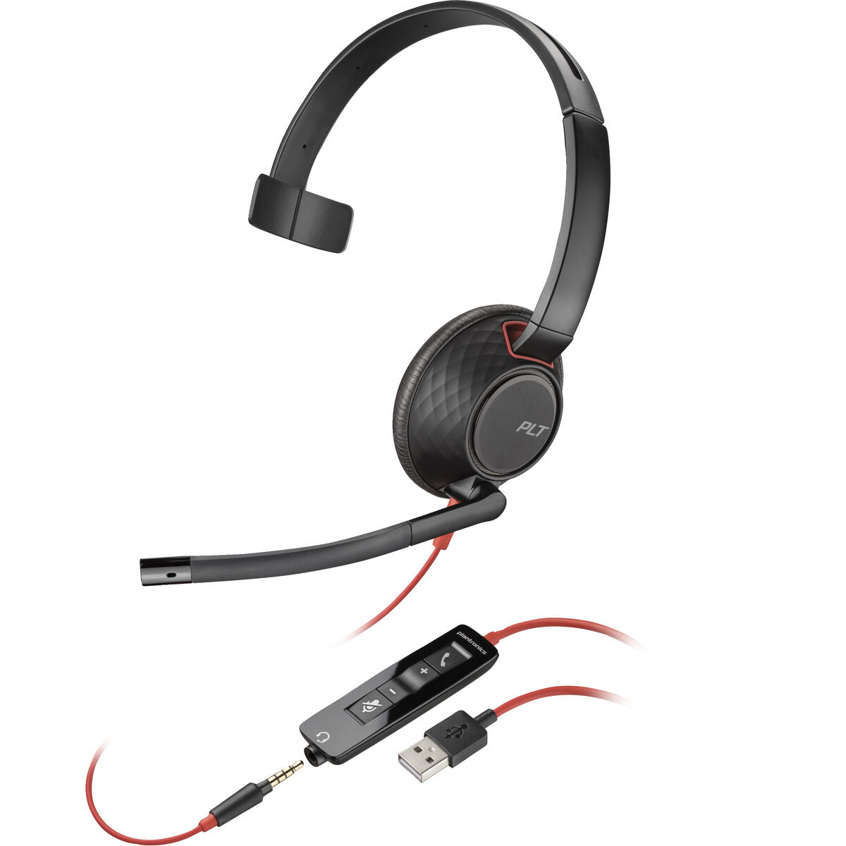 Headphones with Microphone Poly BW 5210 Black