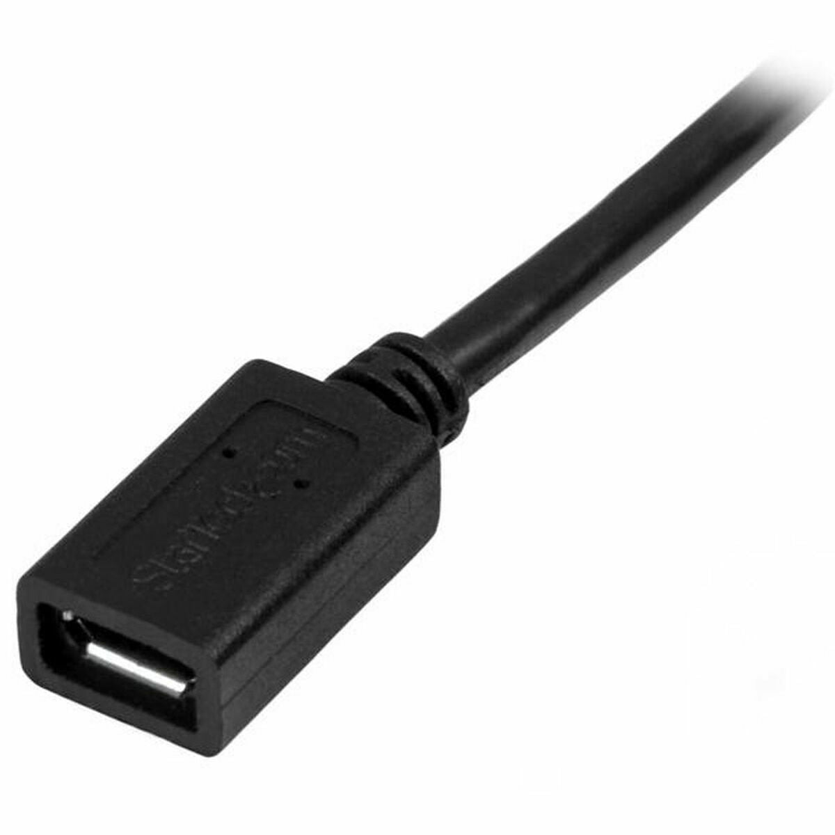 Cable Micro USB Startech USBUBEXT50CM Black
