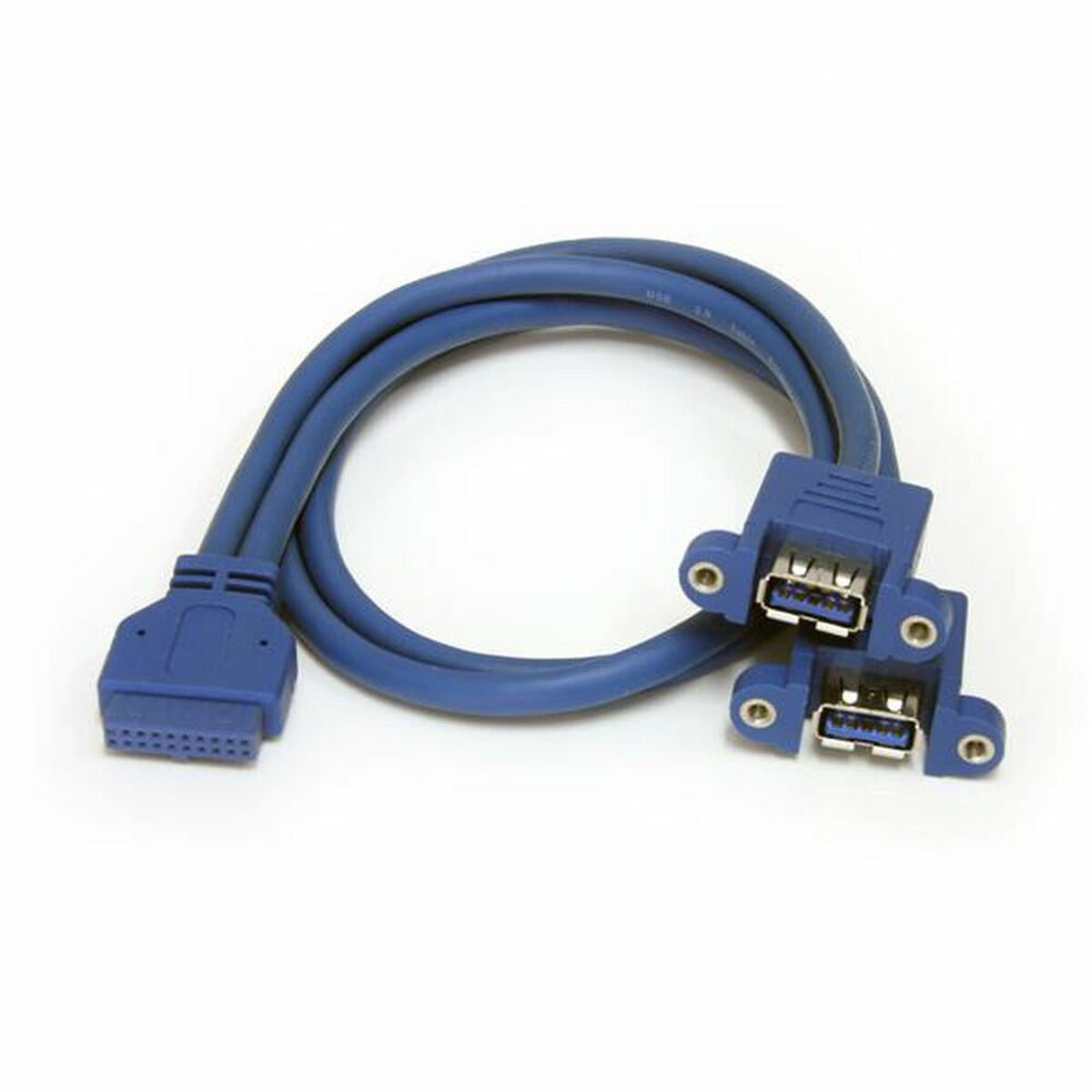 USB Cable Startech USB3SPNLAFHD IDC USB A Blue
