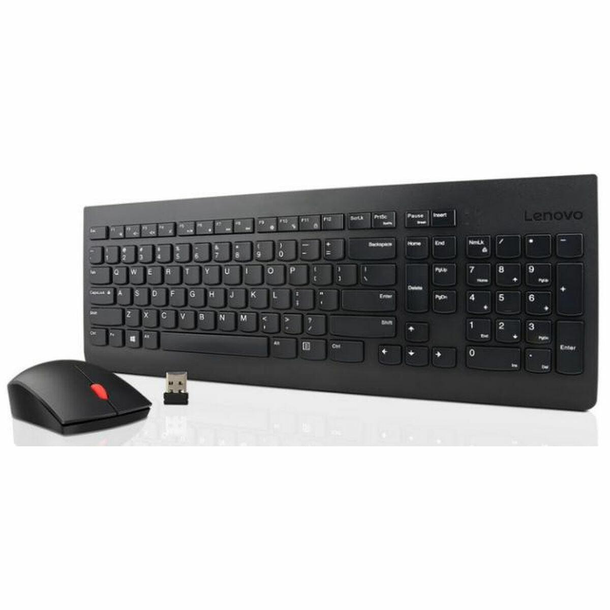 Keyboard and Wireless Mouse Lenovo 4X30M39490 Spanish Qwerty