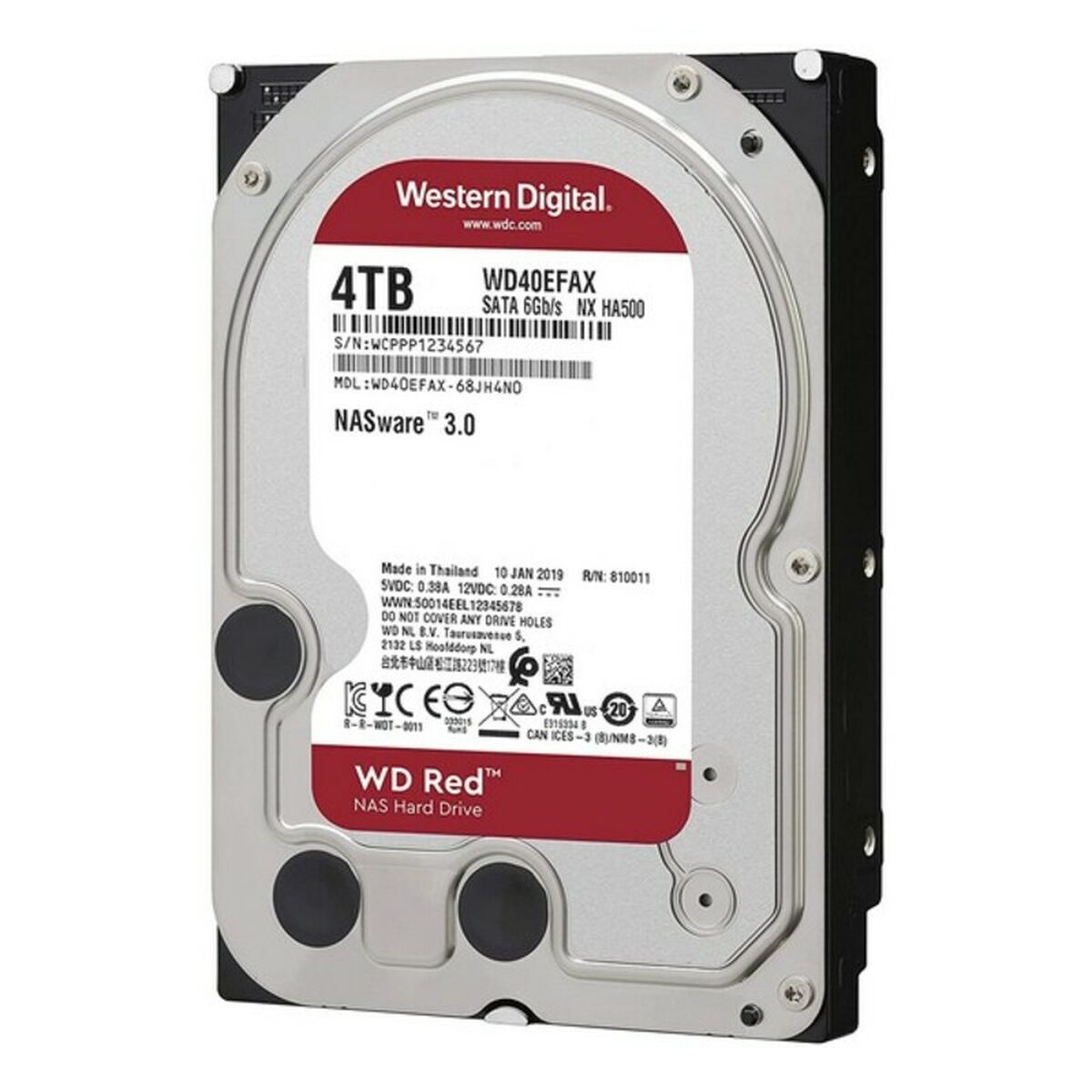 Hard Drive Western Digital WD40EFAX 3,5" 4TB