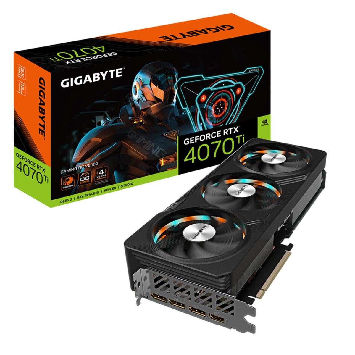 Graphics card Gigabyte RTX 4070 TI GAMING OC V2 GeForce RTX 4070 Ti GDDR6X