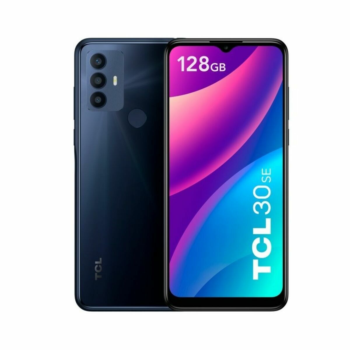 Smartphone TCL TCL 30 SE 6,52" Octa Core 4 GB RAM 128 GB Blue Black 4 GB RAM Octa Core ARM Cortex-A53 Helio G25 6,5" 512 GB 128