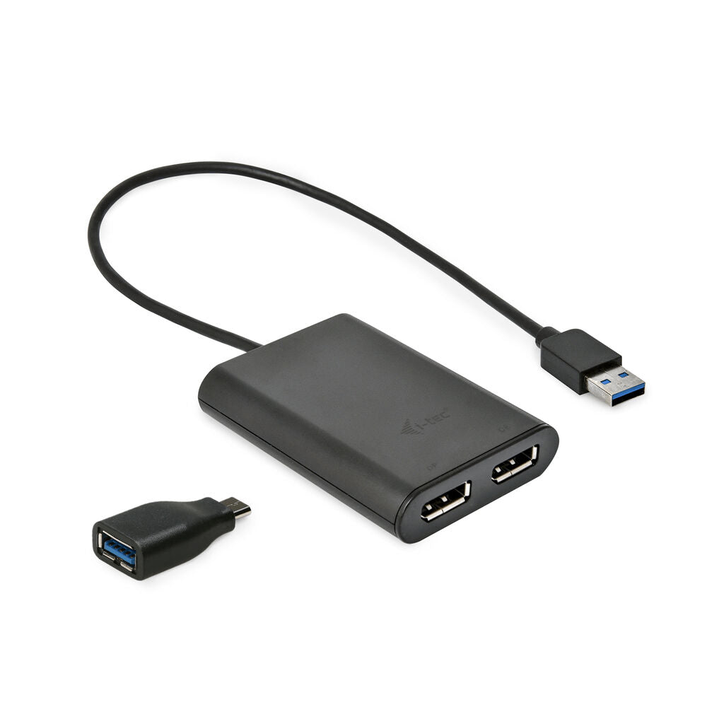 USB C to HDMI Adapter i-Tec U3DUAL4KDP Black