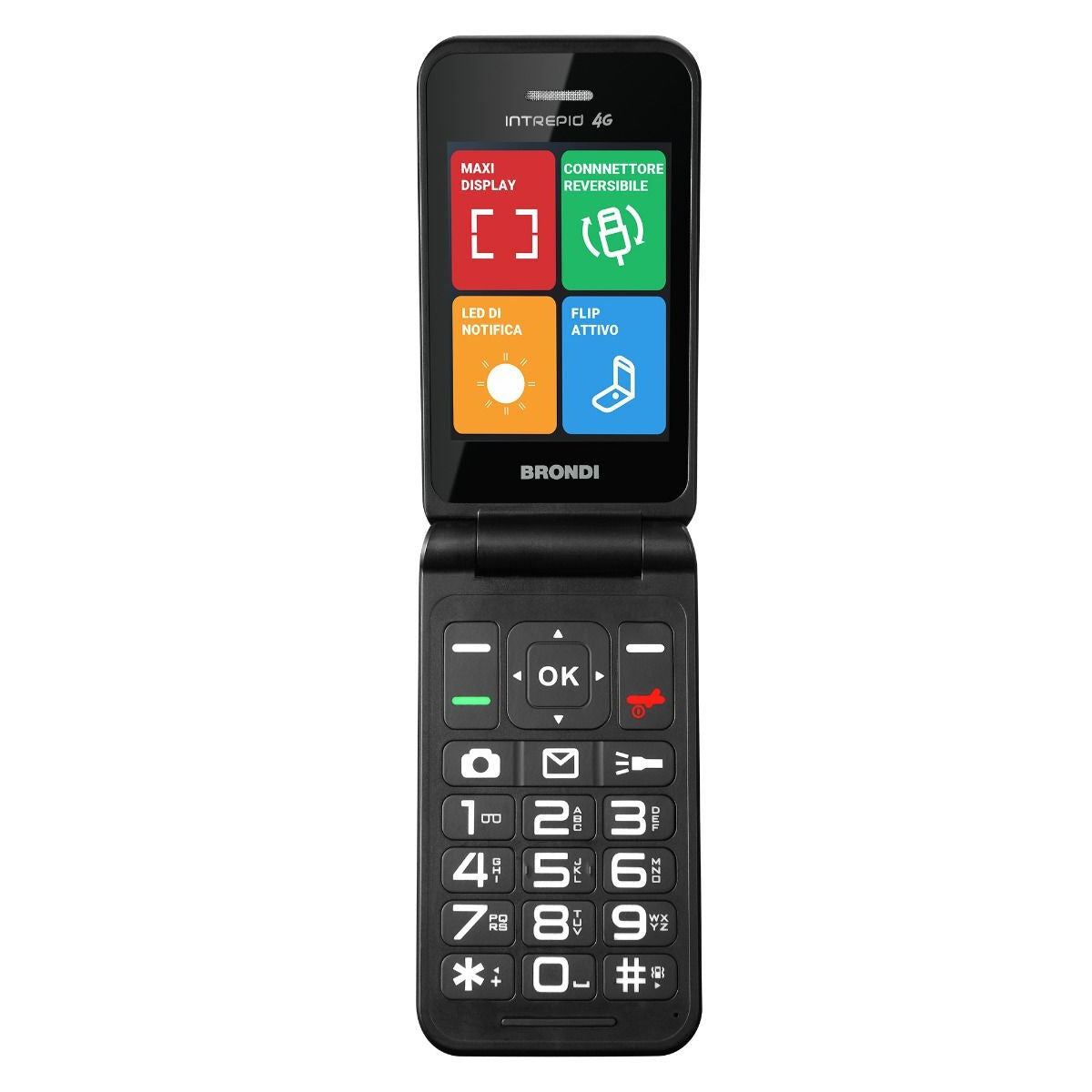 Mobile phone Brondi Intrepid Green 2,8"