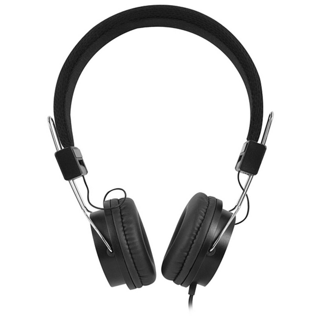 Headphones with Headband Ewent EW3573 (3.5 mm) Black