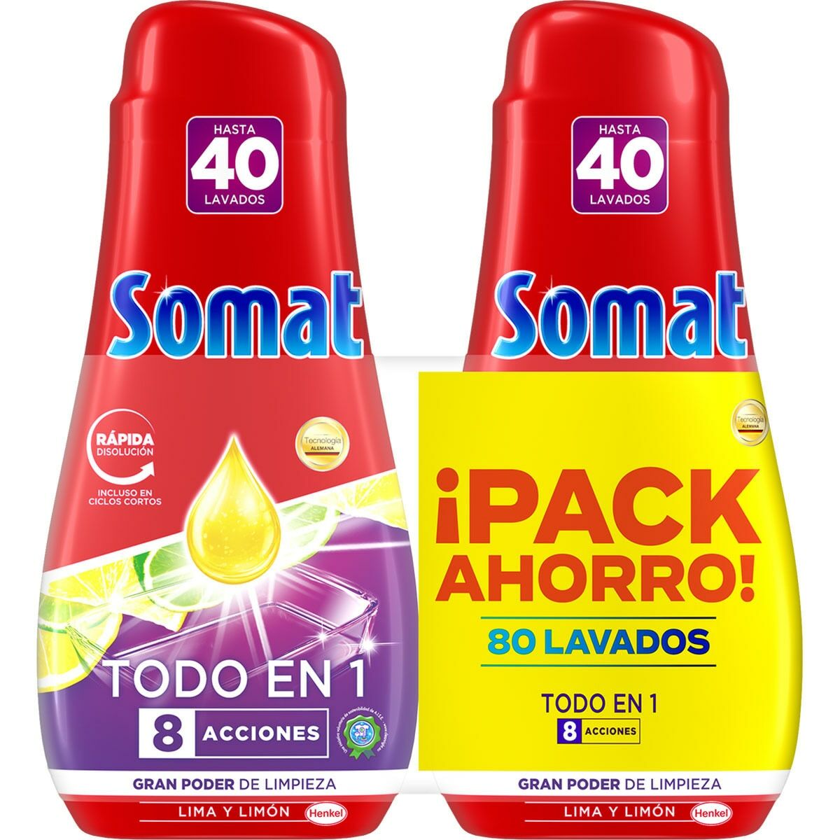 Liquid Dishwasher Somat Lemon