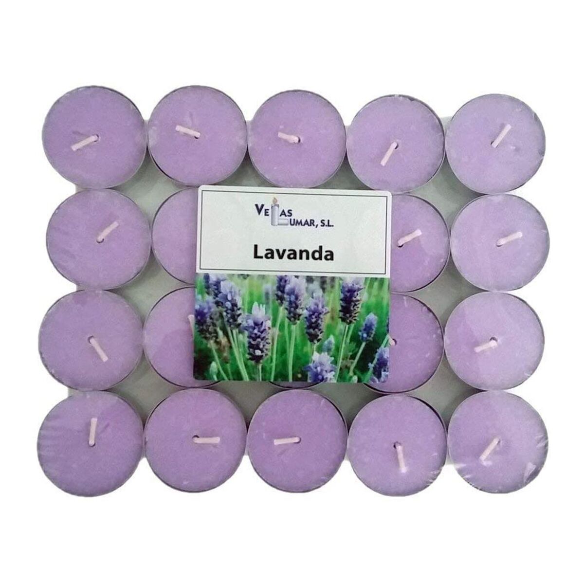 Scented candles Lumar Mini Lavanda (20 uds)