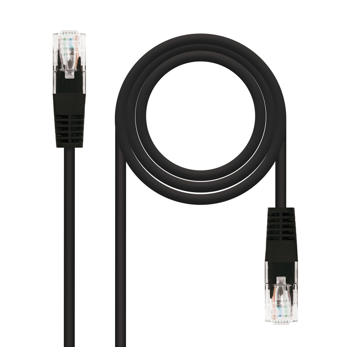 Category 5 UTP cable NANOCABLE Black 50 cm