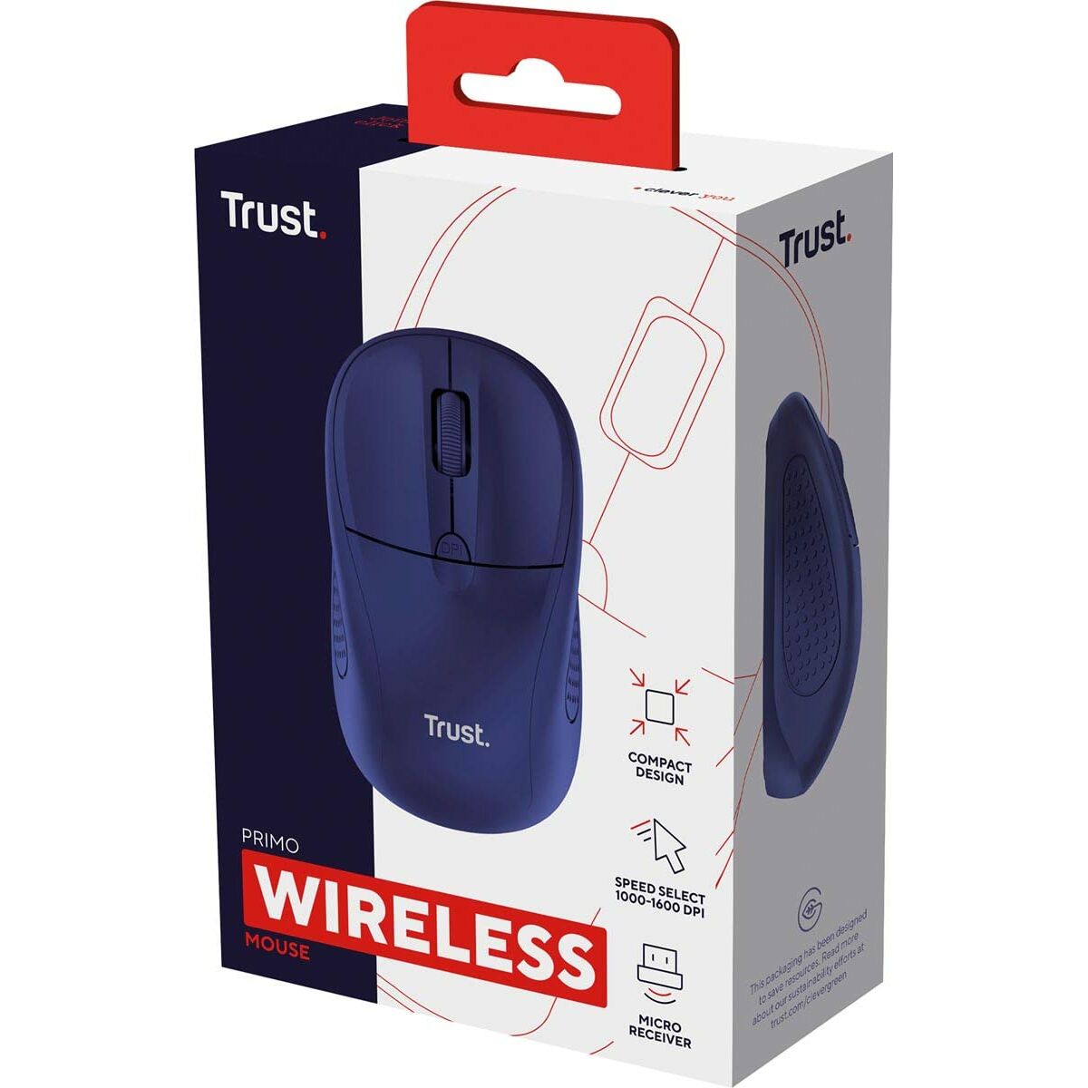 Optical Wireless Mouse Trust Blue