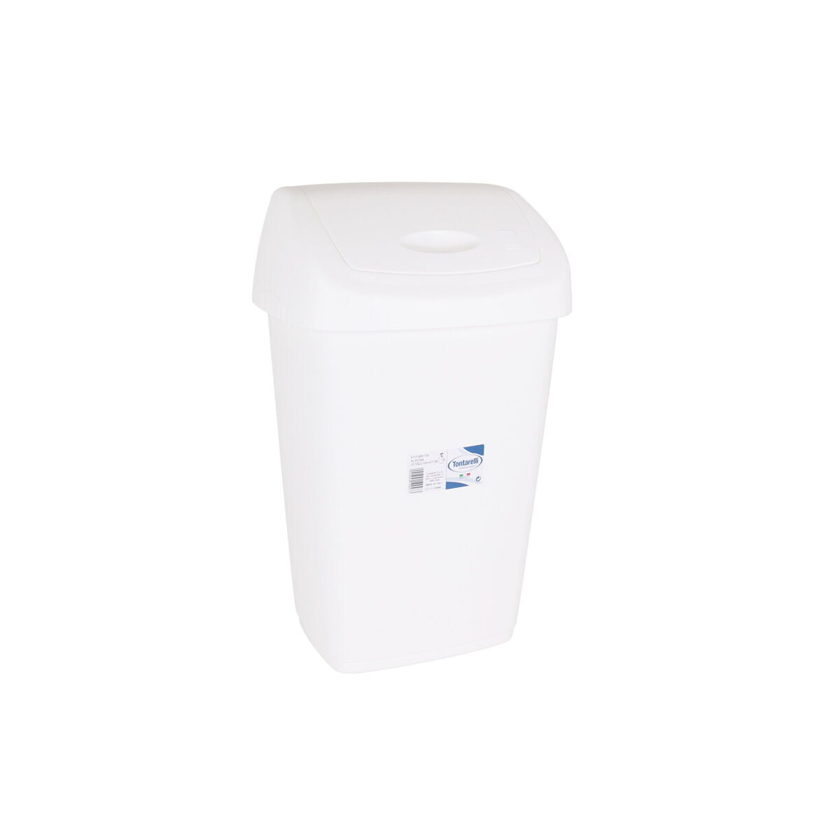 Rubbish bin Tontarelli Aurora (8 Units) White 15 L