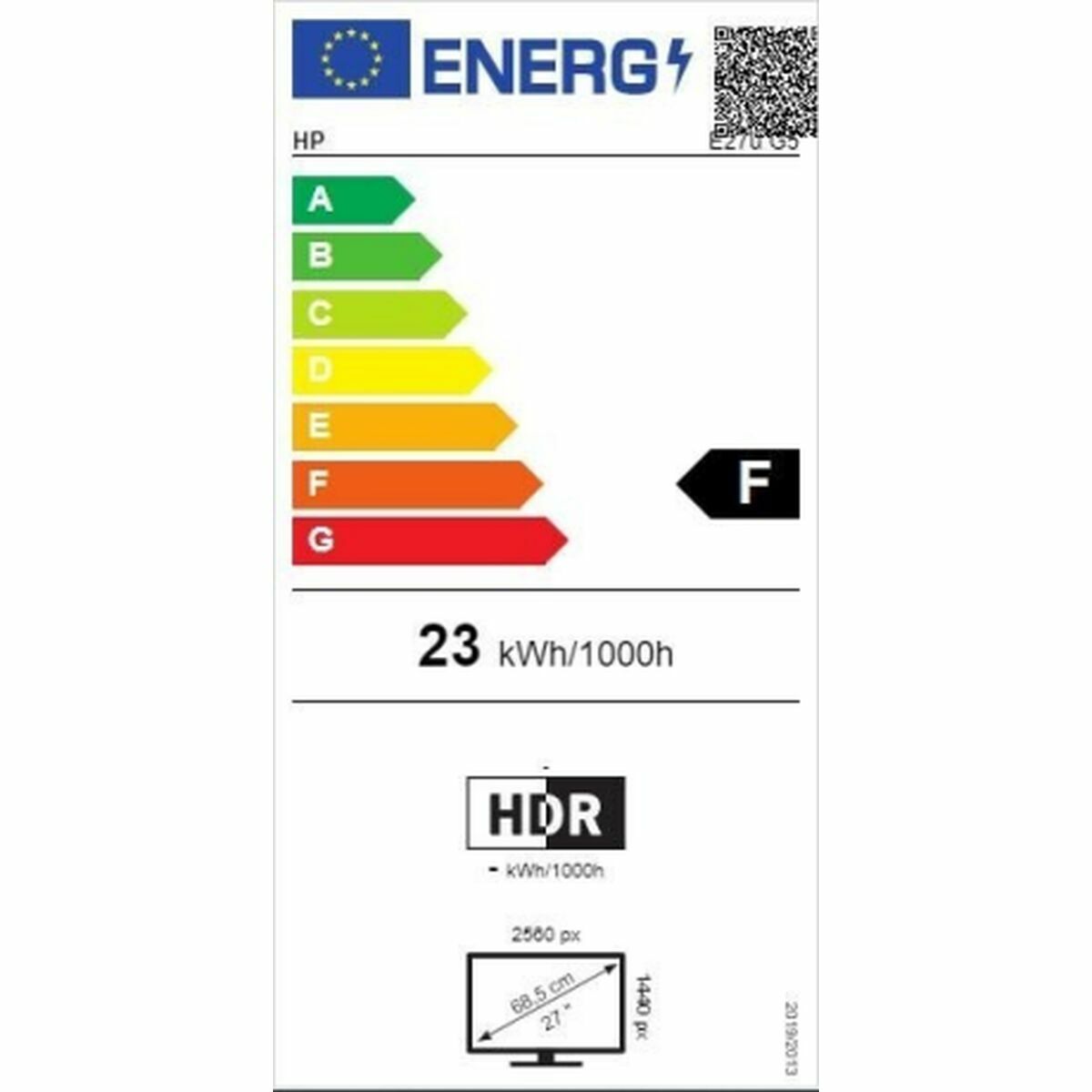 Monitor HP 6N4D3AA#ABB 27" 75 Hz IPS LCD