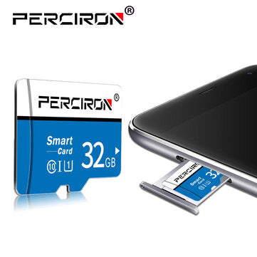Perciron 16GB 32FB 64GB 128GB 256GB Class 10 High Speed TF Micro SD Memory Card With SD Card Adapter for Smartphone Tablet Camera