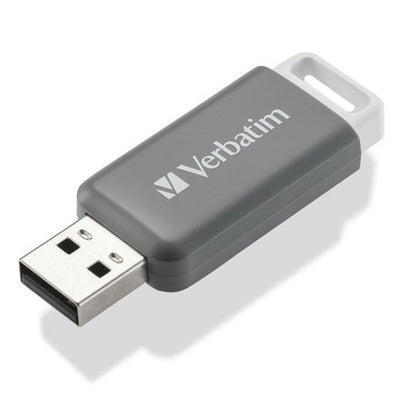 Pendrive Verbatim V DataBar Hi-Speed Retractable USB 2.0 Grey