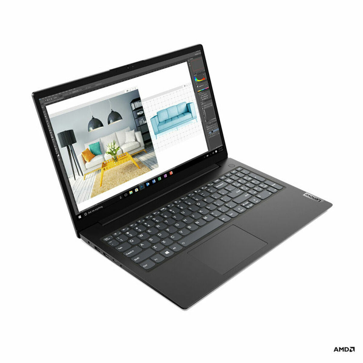 Laptop Lenovo 82KD0004SP RYZEN 3-5300U 8GB 256GB SSD 15,6" AMD Ryzen 3 5300U 8 GB RAM 256 GB Spanish Qwerty 15.6"