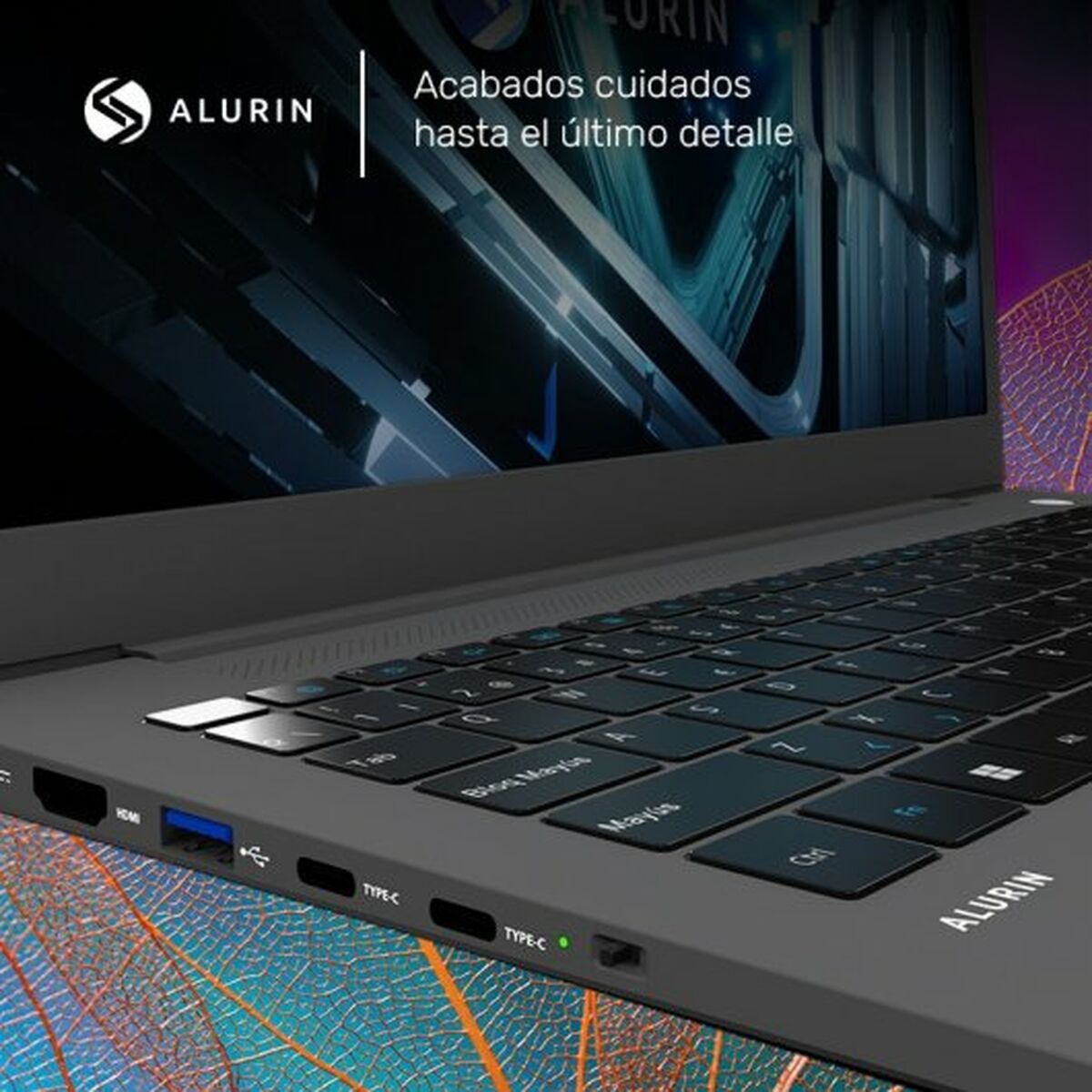 Laptop Alurin Zenith 15,6" 8 GB RAM 500 GB SSD