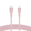 USB-C to Lightning Cable Belkin CAA011BT1MPK 1 m Pink