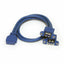 USB Cable Startech USB3SPNLAFHD         IDC USB A Blue