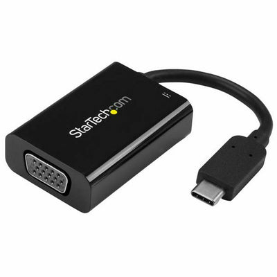 Adaptor Startech CDP2VGAUCP Black 100 cm