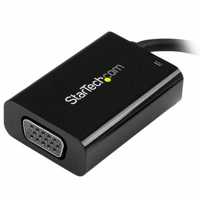 Adaptor Startech CDP2VGAUCP Black 100 cm