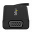 Adaptor Startech CDP2VGAUCP Black 100 cm