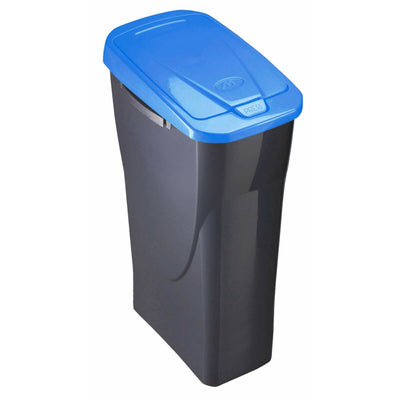 Recycling Waste Bin Mondex Ecobin Blue With lid 25 L