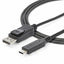 USB C to DisplayPort Adapter Startech CDP2DP146B           (1,8 m) Black