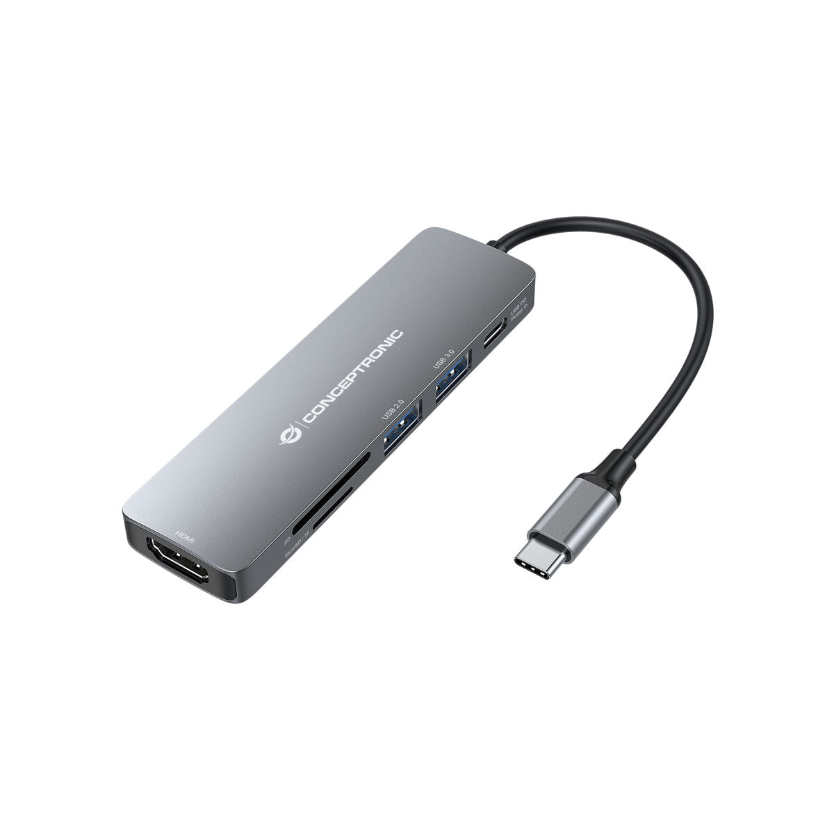 USB Hub Conceptronic DONN11G Grey