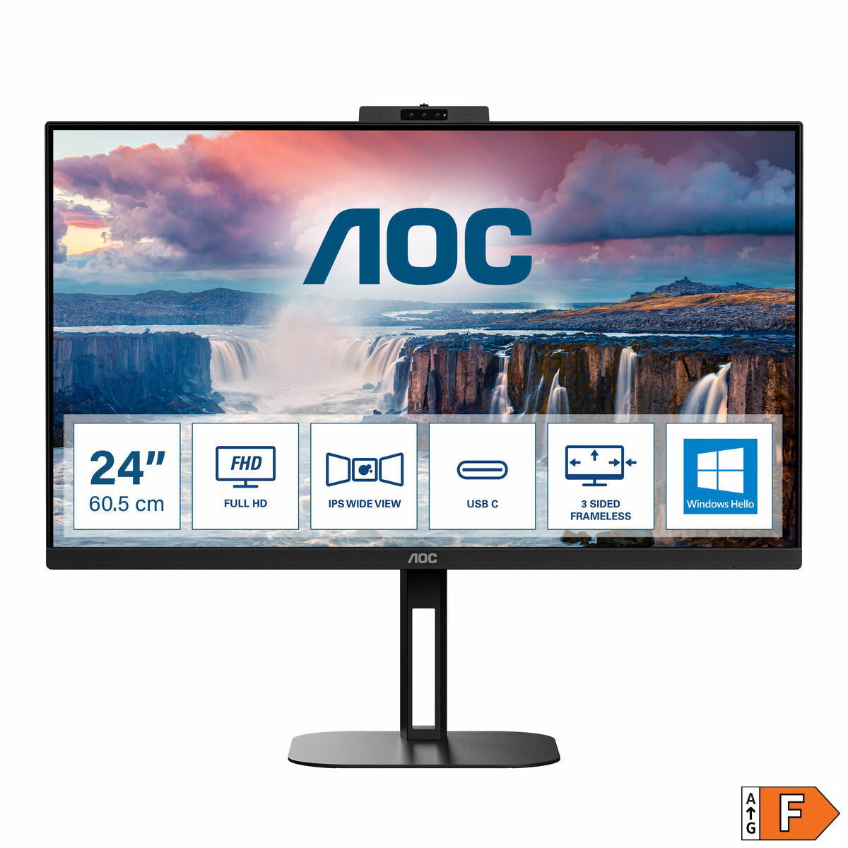 Monitor AOC 24V5CW/BK Full HD 23,8" 75 Hz IPS