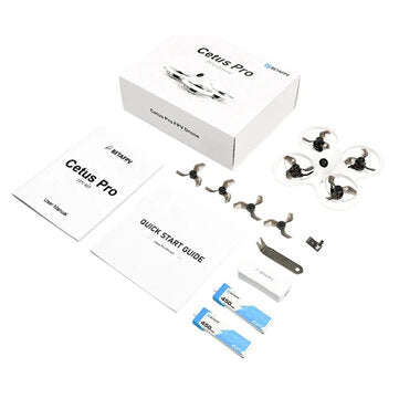 BETAFPV Cetus Pro 1-2S Brushless Quadcopter w/Frsky D8 Receiver BNF FPV Racing RC Drone
