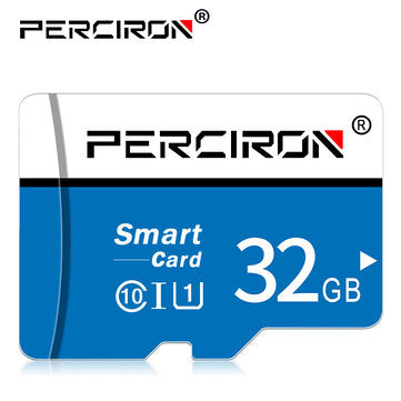 Perciron 16GB 32FB 64GB 128GB 256GB Class 10 High Speed TF Micro SD Memory Card With SD Card Adapter for Smartphone Tablet Camera