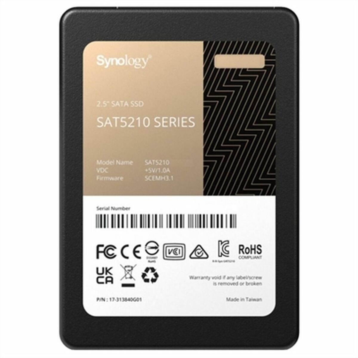 Hard Drive Synology SAT5210-960G 960 GB SATA 2,5"