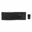 Keyboard and Wireless Mouse Logitech MK270 Black Spanish Qwerty