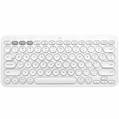 Keyboard Logitech K380 QWERTZ Spanish Qwerty White
