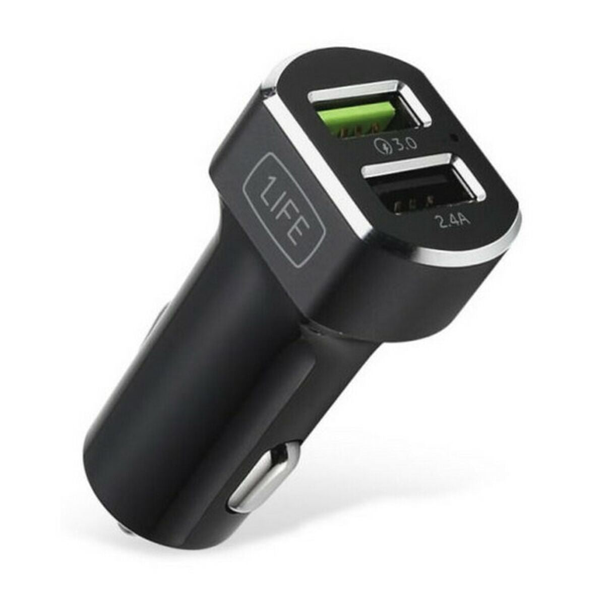 Car Charger 1LIFE 1IFEPA2USBAUTOQC USB 24V Black