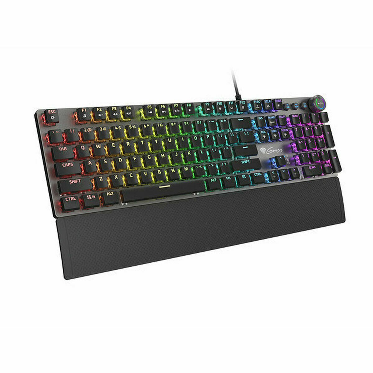 Gaming Keyboard Genesis NKG-1822 LED RGB Black Spanish Qwerty