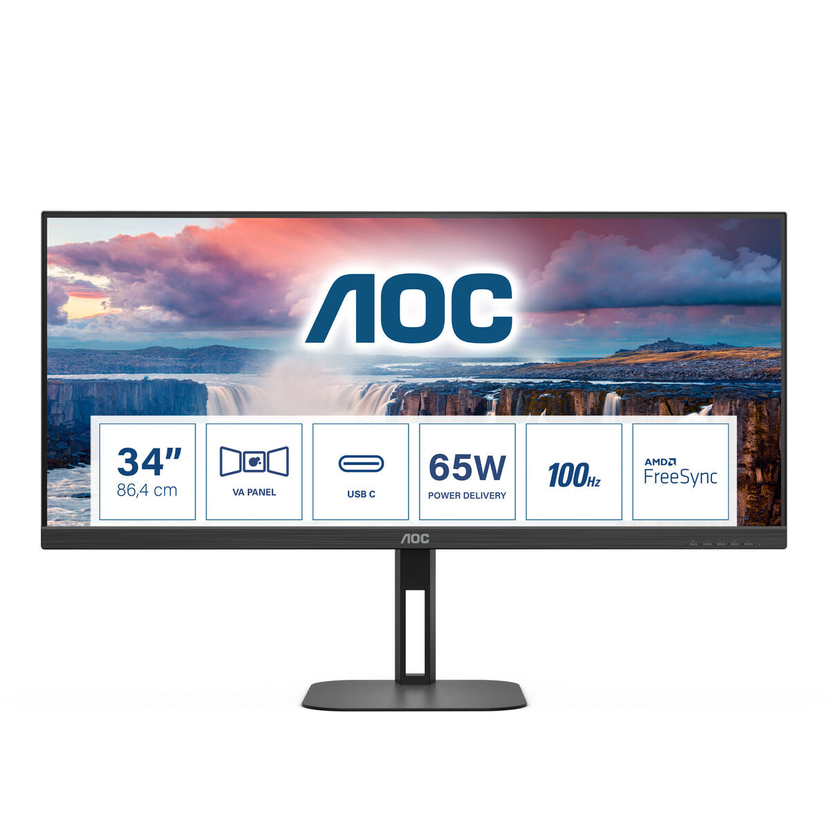 Monitor AOC U34V5C/BK 34" VA LCD 100 Hz