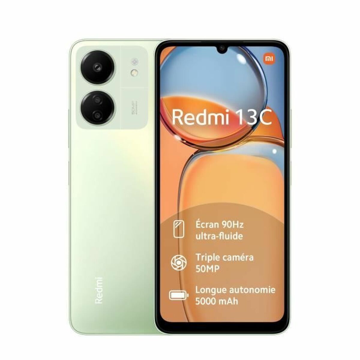 Smartphone Xiaomi Redmi 13C 6,7" Octa Core MediaTek Helio G85 4 GB RAM 128 GB Black Green
