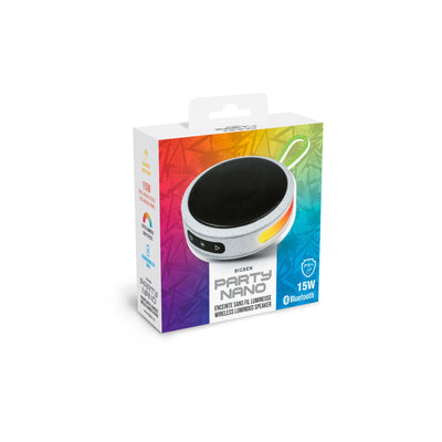 Portable Bluetooth Speakers Big Ben Interactive PARTYBTIPNANOWHG