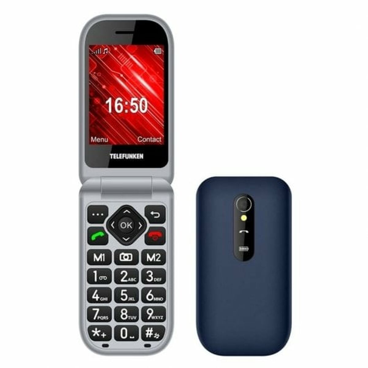Mobile telephone for older adults Telefunken S450 Blue