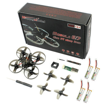 Happymodel Mobula7 V2 75mm Crazybee F4 Pro V2 2S Whoop FPV Racing Drone w/ Upgrade BB2 ESC 700TVL BNF