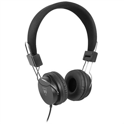 Headphones with Headband Ewent EW3573 (3.5 mm) Black