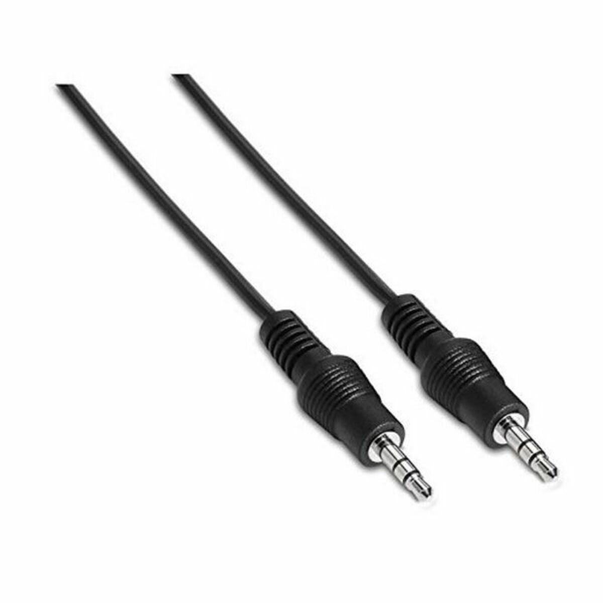 Audio Jack Cable (3.5mm) NANOCABLE 10.24.0101 1,5 m Male to Male Connector