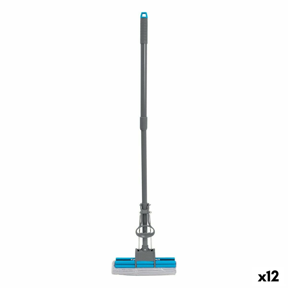 Mop Supernet Sponge Telescopic Handle 110 cm (12 Units)