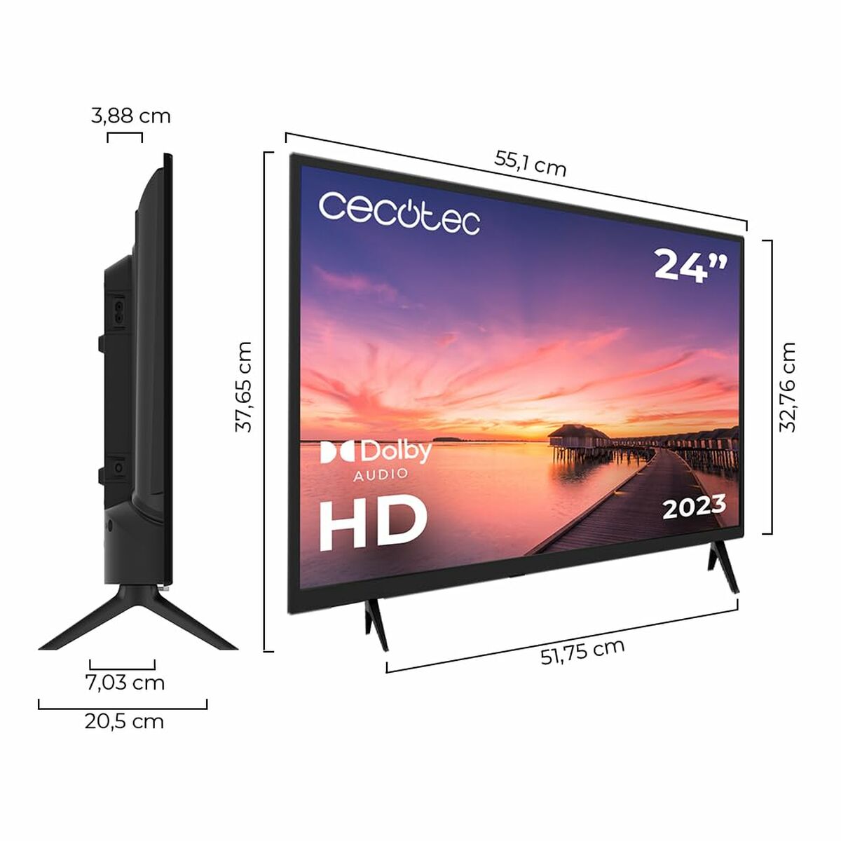 Television Cecotec 0024 HD 24" LED