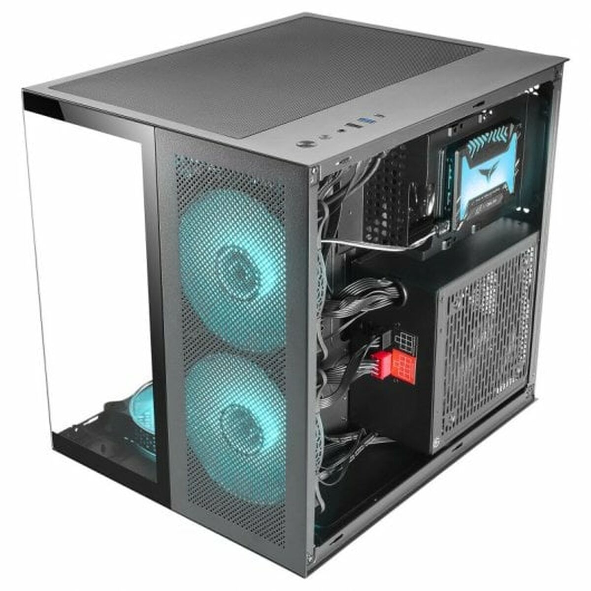 ATX Semi-tower Box Mars Gaming MC-NOVAM Black