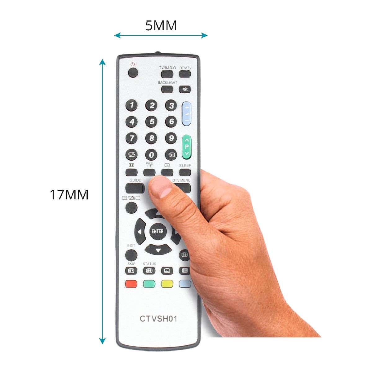 Universal Remote Control Grey