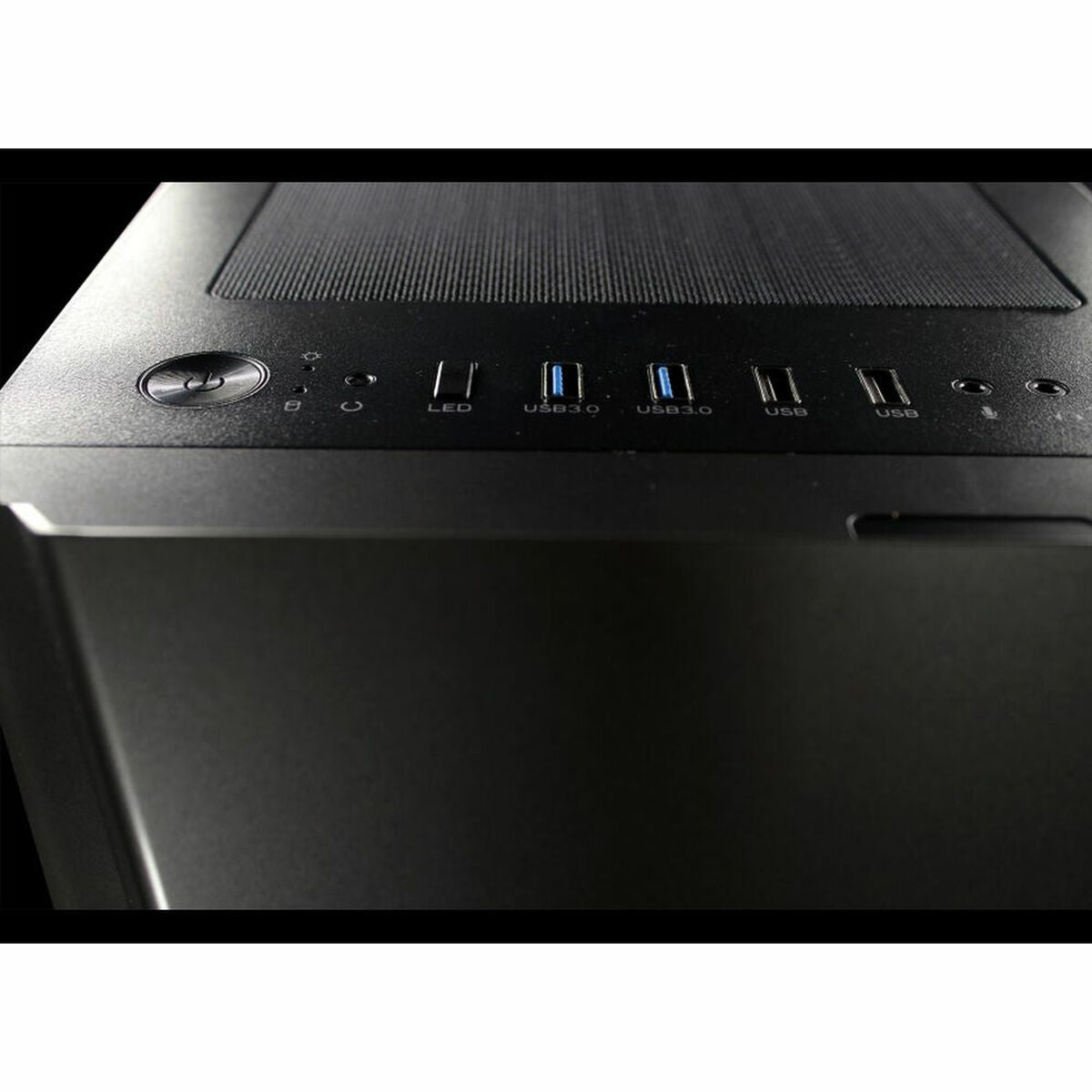 ATX Semi-tower Box Droxio BURNER Black Multicolour