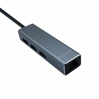 USB Hub Aisens A106-0401 Grey