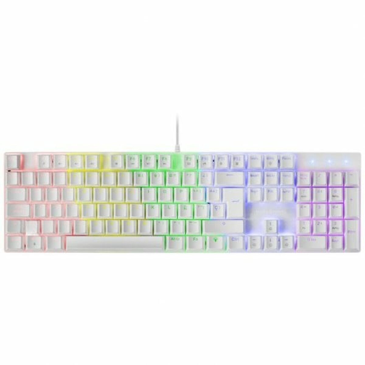 Mechanical keyboard Mars Gaming MK422 White Spanish Qwerty
